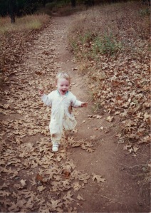 happy child running